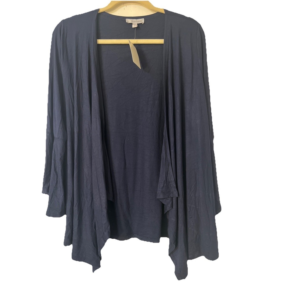 Women's Daisy Fuentes Open‎ Stretch Sweater Cardigan Flared Sleeves Large
